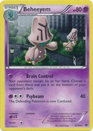 Beheeyem - Alternate Holo  - 62/99 - Rare [bw4-62] [Holo]