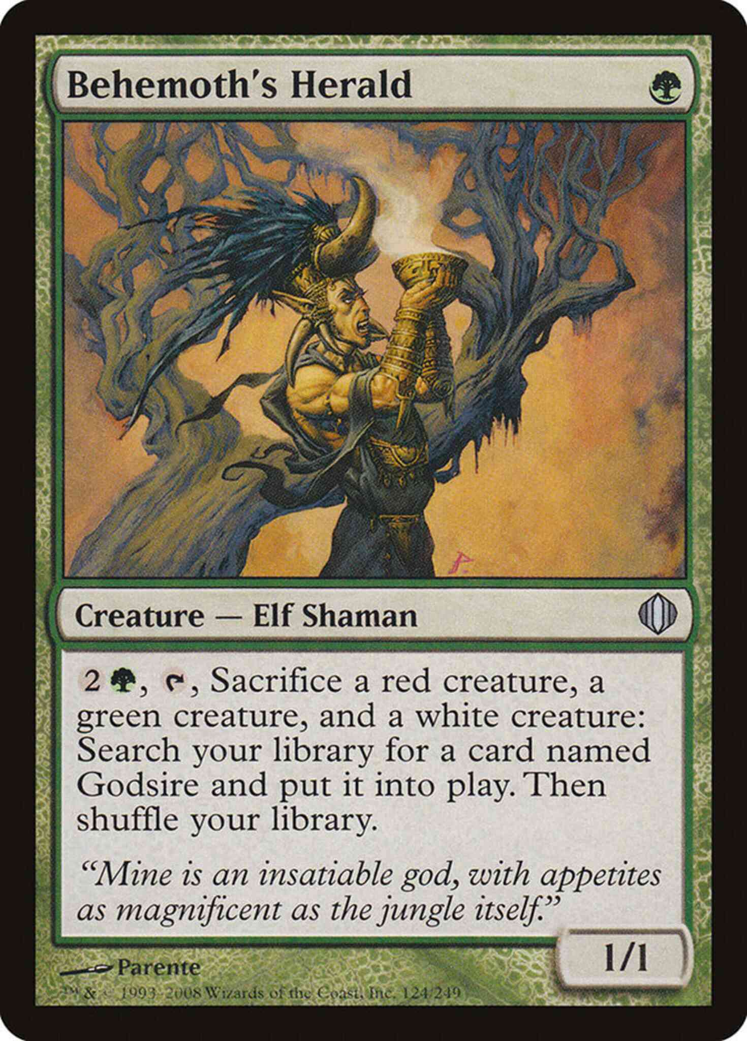 Behemoth's Herald [124] [Shards Of Alara] [Non-Foil]