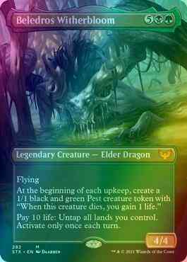 Beledros Witherbloom [282] [Borderless] [Strixhaven: School of Mages] [Foil]