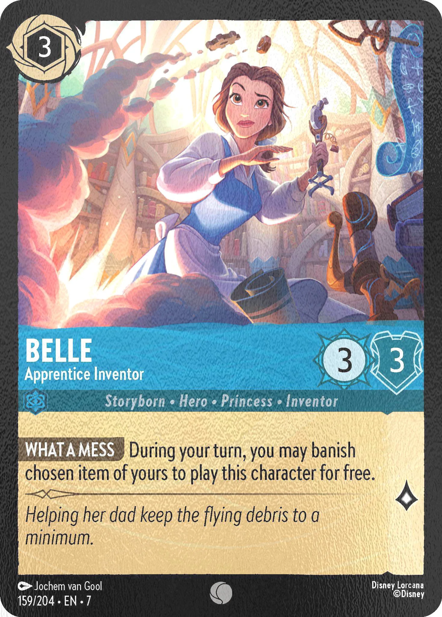 Belle - Apprentice Inventor - 159/204 [Archazia's Island] [Cold Foil]