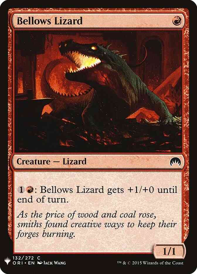 Bellows Lizard [ORI-132] [The List] [Non-Foil]