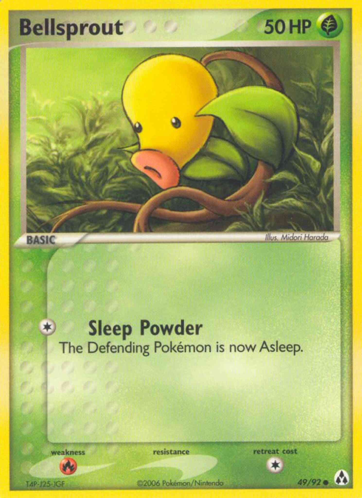 Bellsprout - 49/92 - Common [ex12-49] [Reverse Holo]