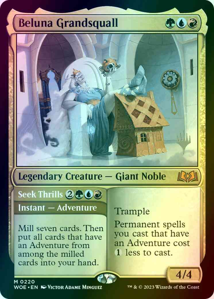 Beluna Grandsquall // Seek Thrills [220p] [Promo Pack] [Wilds of Eldraine: Promos] [Foil]