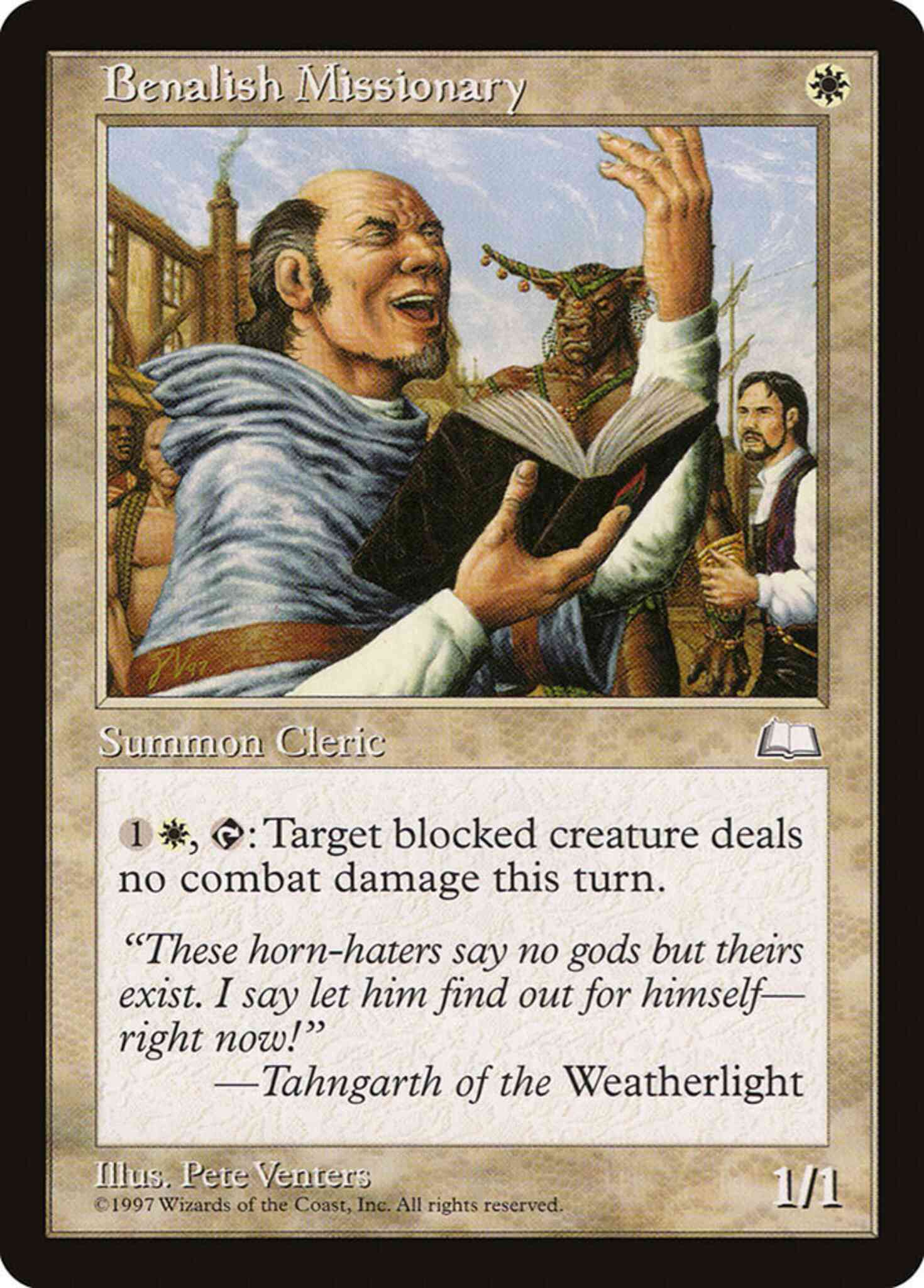 Benalish Missionary [10] [Weatherlight] [Non-Foil]