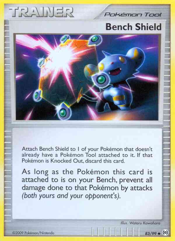 Bench Shield - 83/99 - Uncommon [pl4-83] [Reverse Holo]