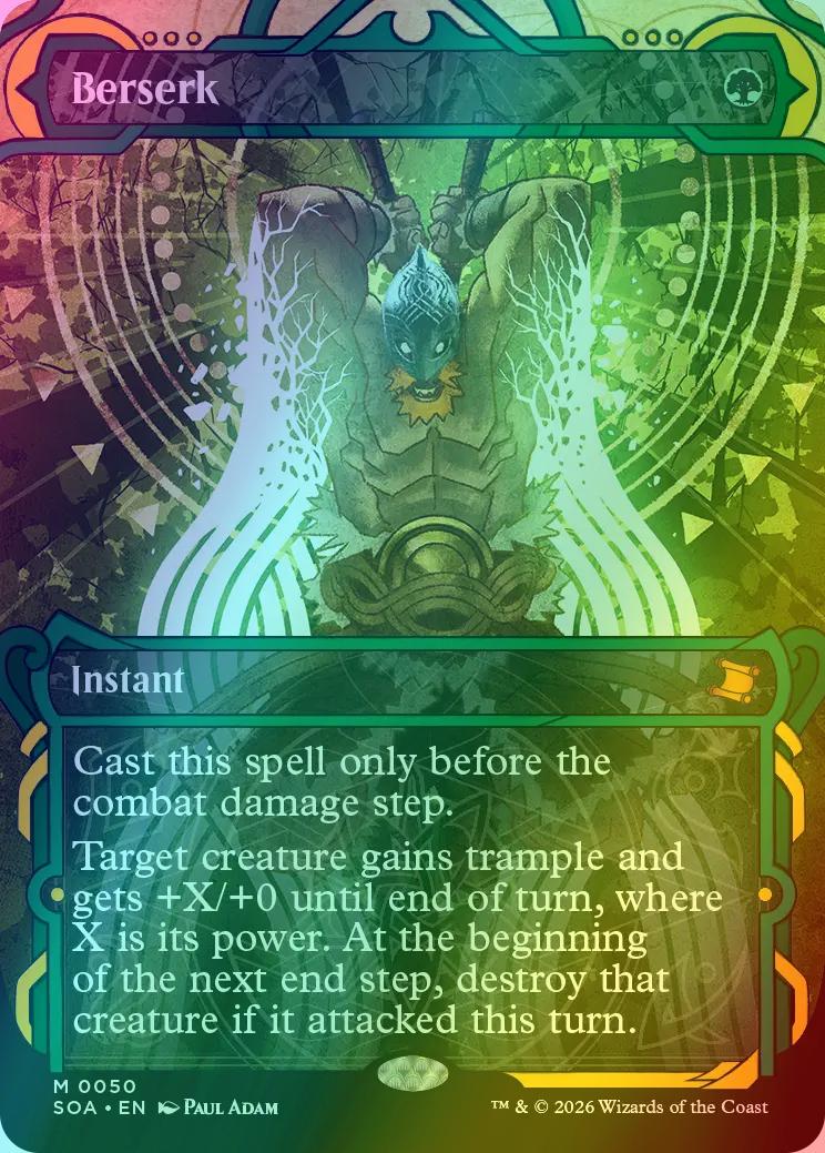 Berserk [50] [Showcase] [Secrets of Strixhaven: Mystical Archive] [Foil]