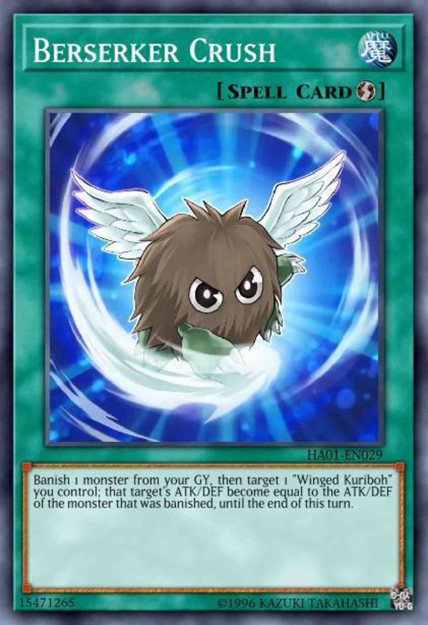 Berserker Crush - HA01-EN029 - Super Rare - Limited