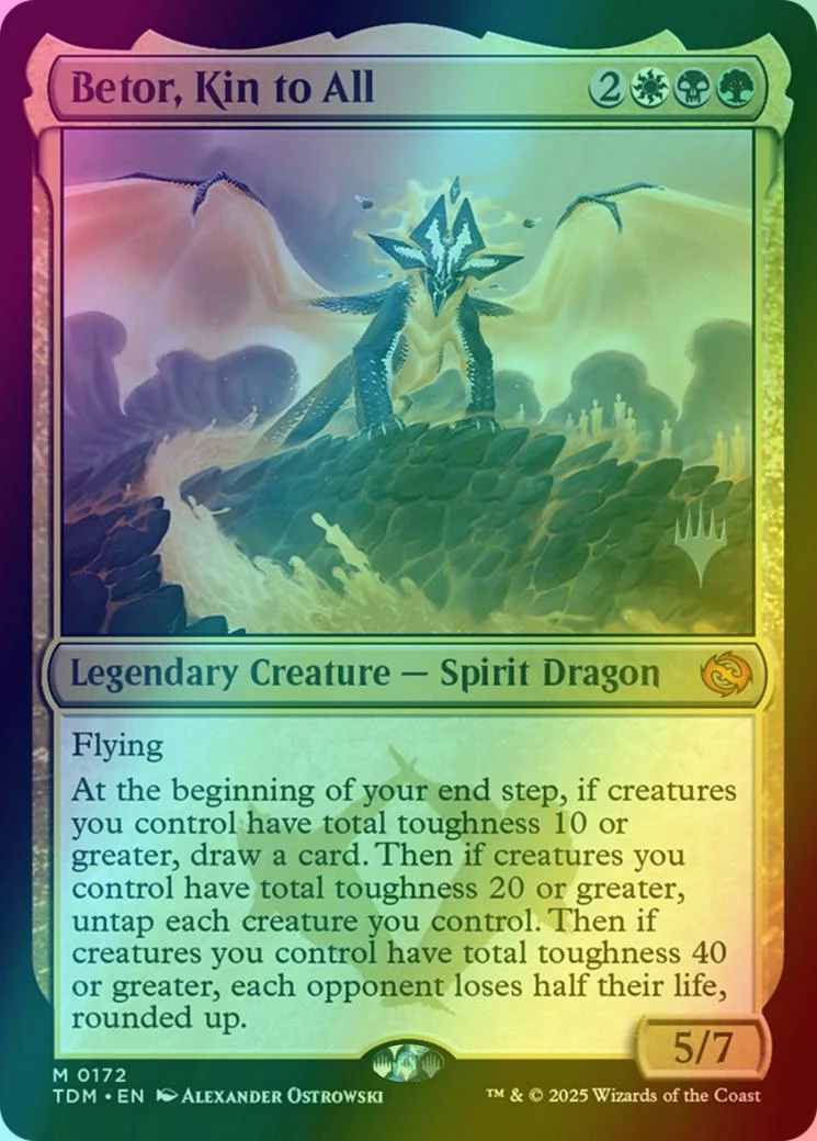 Betor, Kin to All [172p] [Promo Pack] [Tarkir: Dragonstorm: Promos] [Foil]