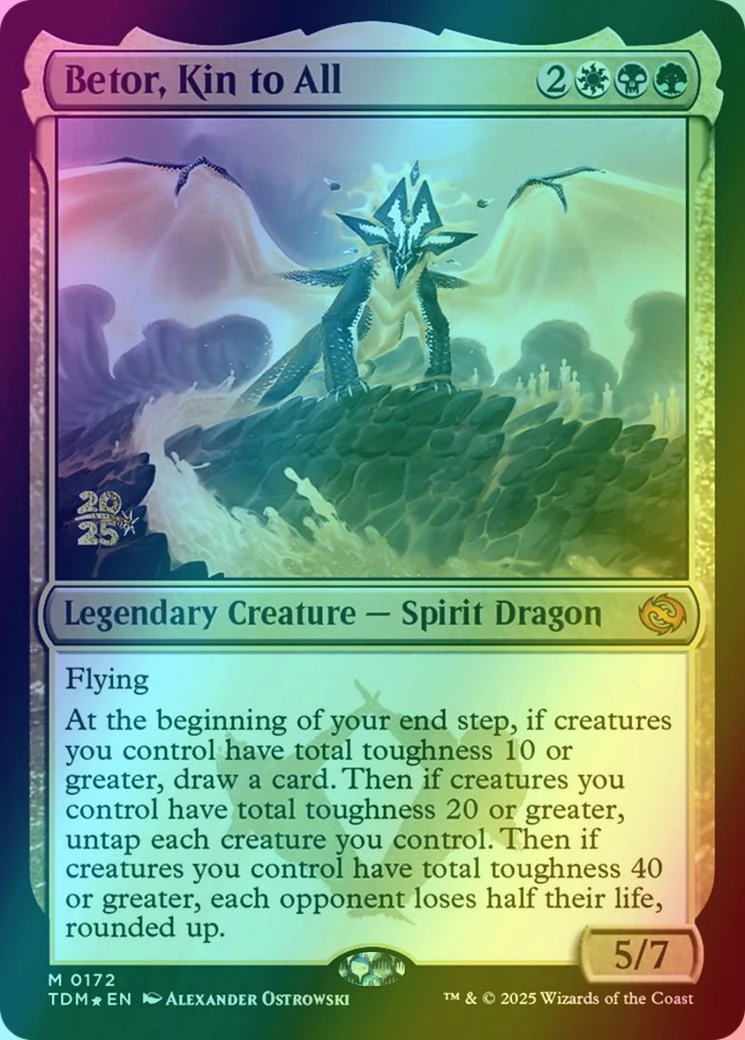 Betor, Kin to All [172s] [Prerelease] [Tarkir: Dragonstorm: Promos] [Foil]