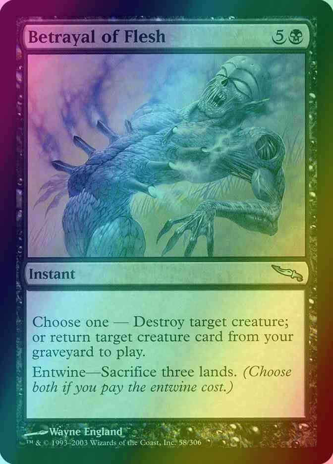 Betrayal of Flesh [58] [Mirrodin] [Foil]