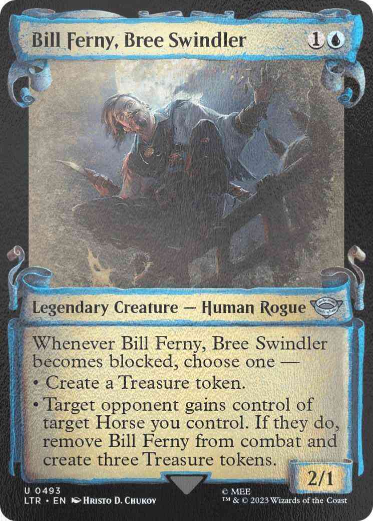 Bill Ferny, Bree Swindler [493] [Scrolls Showcase] [The Lord of the Rings: Tales of Middle-earth] [Silver Foil]