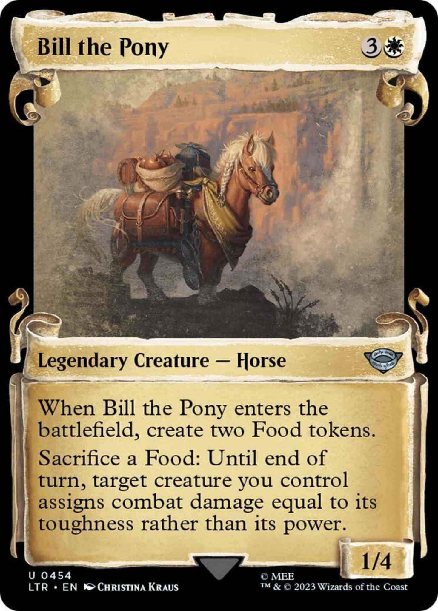 Bill the Pony [454] [Scrolls Showcase] [The Lord of the Rings: Tales of Middle-earth] [Non-Foil]
