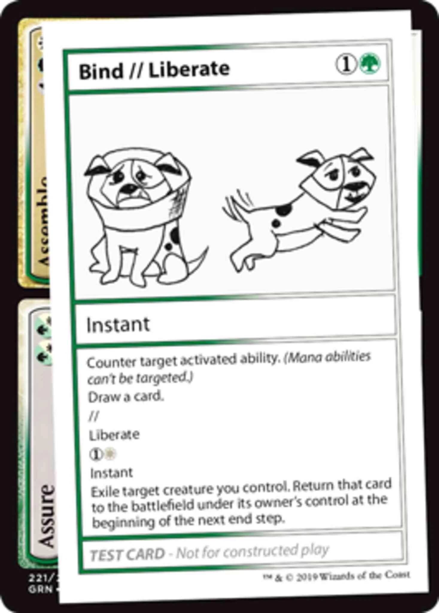 Bind // Liberate - No Symbol [88] [Mystery Booster Playtest Cards 2021] [Non-Foil]