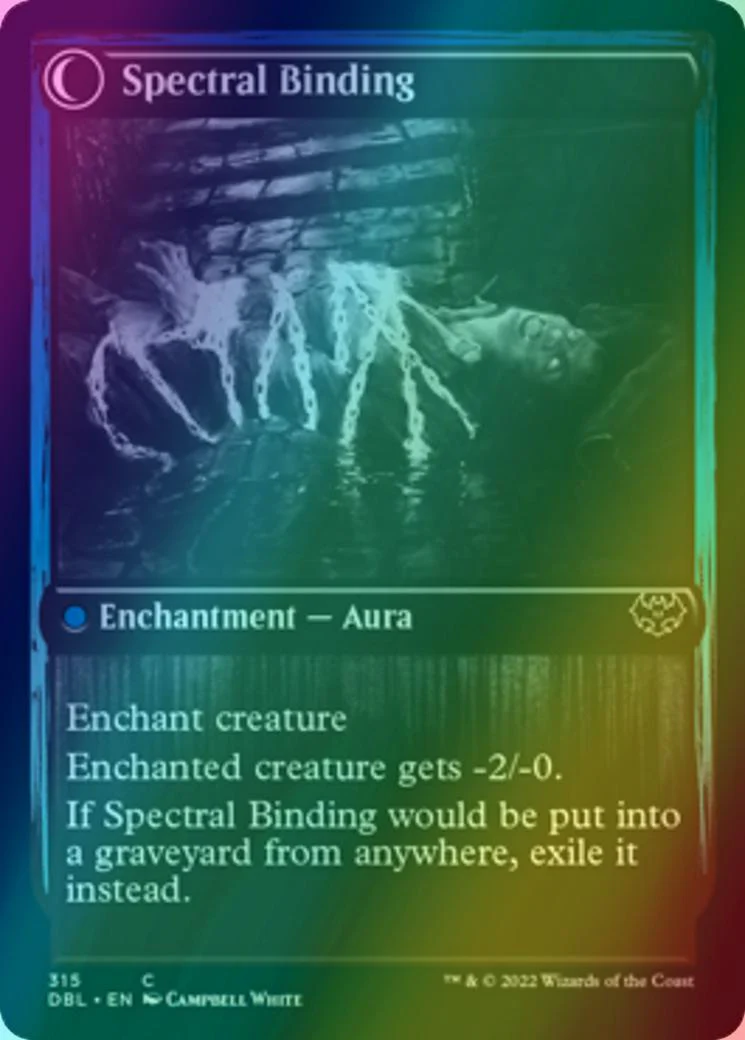 Binding Geist // Spectral Binding [315] [Innistrad: Double Feature] [Foil] - Image 2