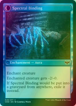 Binding Geist // Spectral Binding [48] [Innistrad: Crimson Vow] [Foil] - Image 2