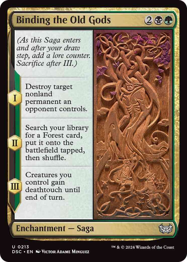 Binding the Old Gods [213] [Duskmourn: House of Horror: Commander] [Non-Foil]