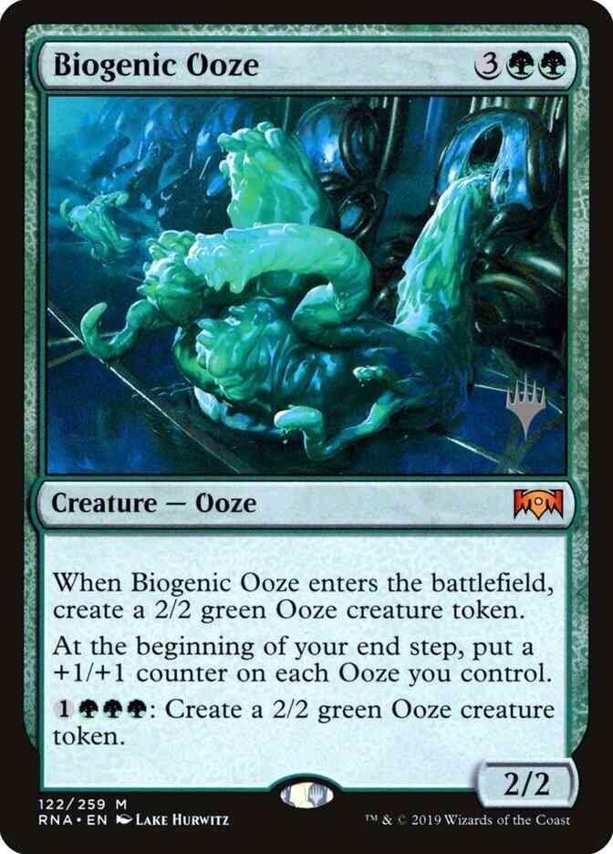 Biogenic Ooze [Promo Pack] [122p] [Ravnica Allegiance Promos] [Foil]