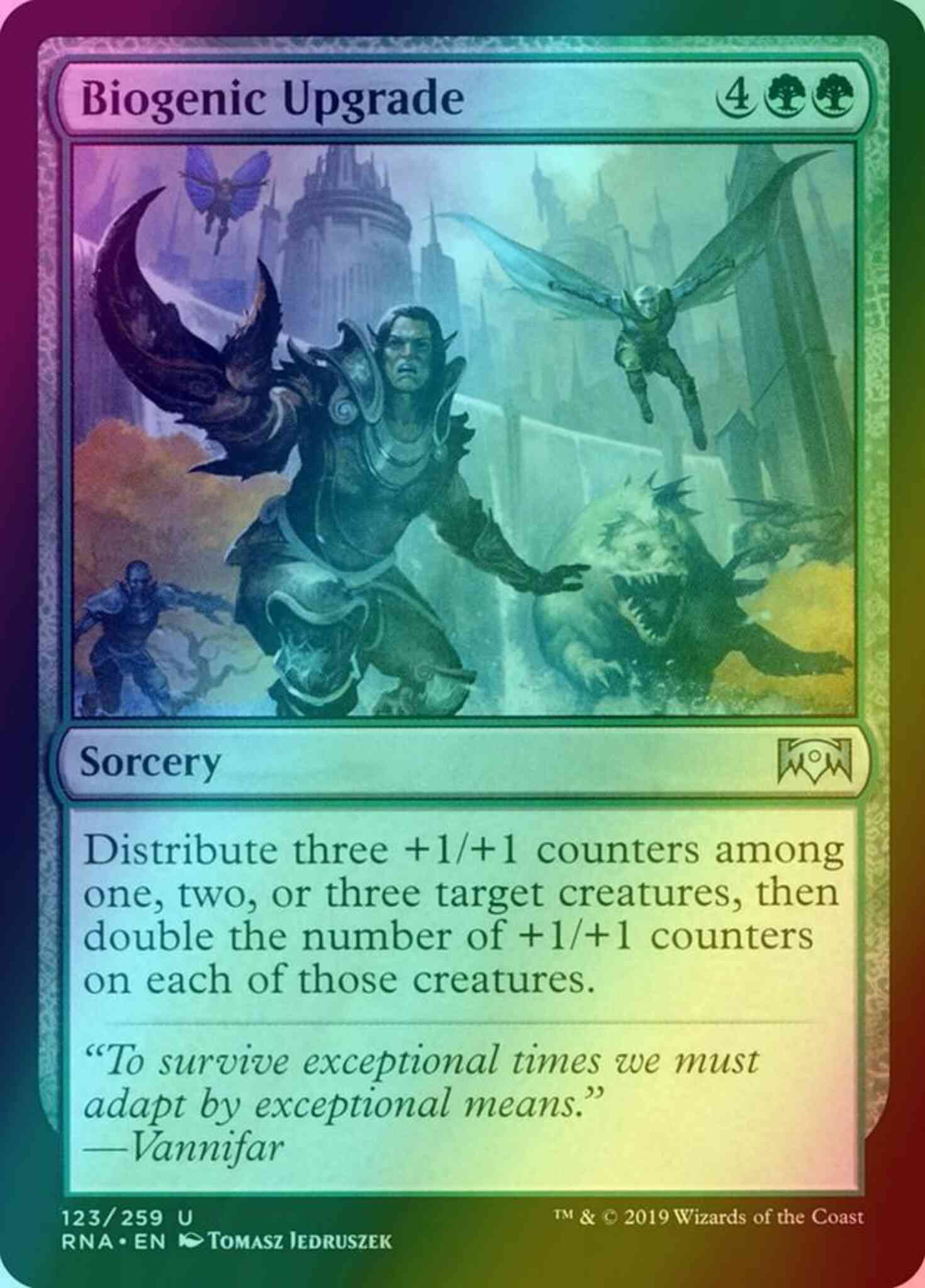 Biogenic Upgrade [123] [Ravnica Allegiance] [Foil]
