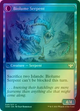 Biolume Egg // Biolume Serpent [49] [Innistrad: Crimson Vow] [Foil] - Image 2