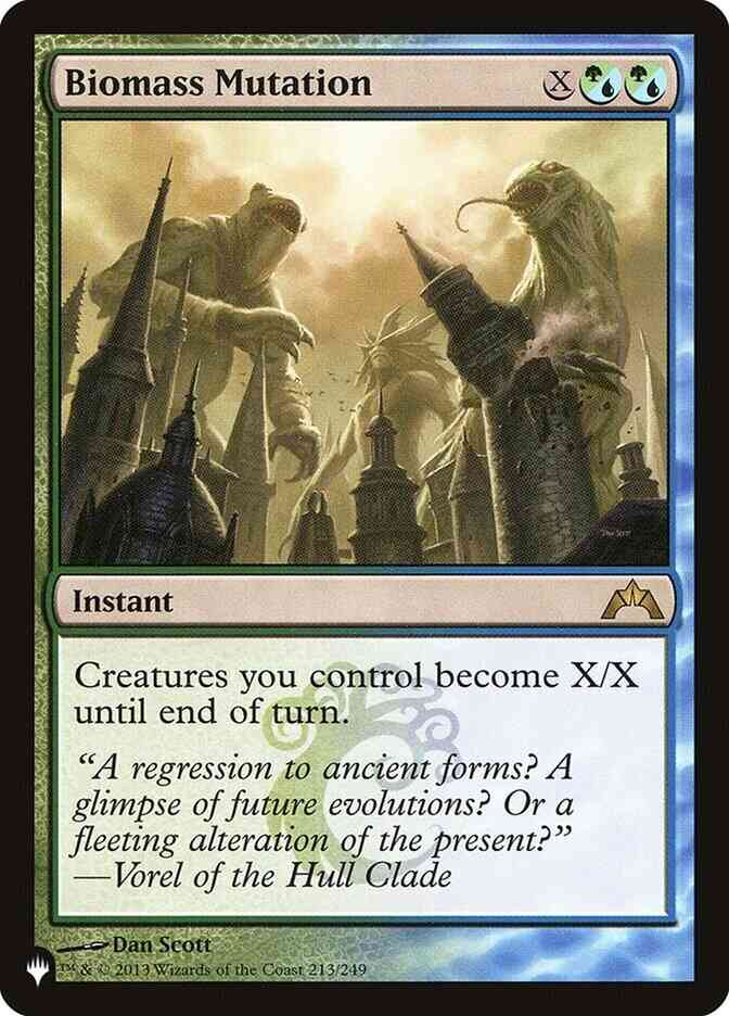 Biomass Mutation [GTC-213] [The List] [Non-Foil]