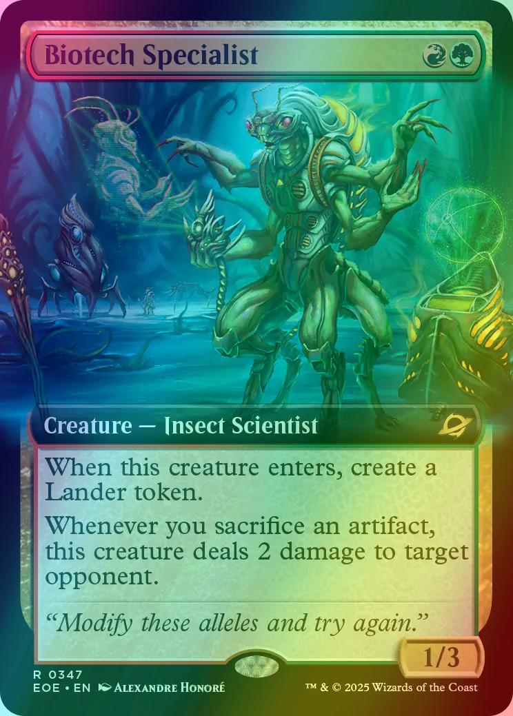 Biotech Specialist [347] [Extended Art] [Edge of Eternities] [Foil]
