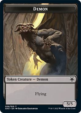 Bird Illusion Token (04) // Demon Token (06) [Game Night: Free-for-All: Tokens] [Non-Foil] - Image 2