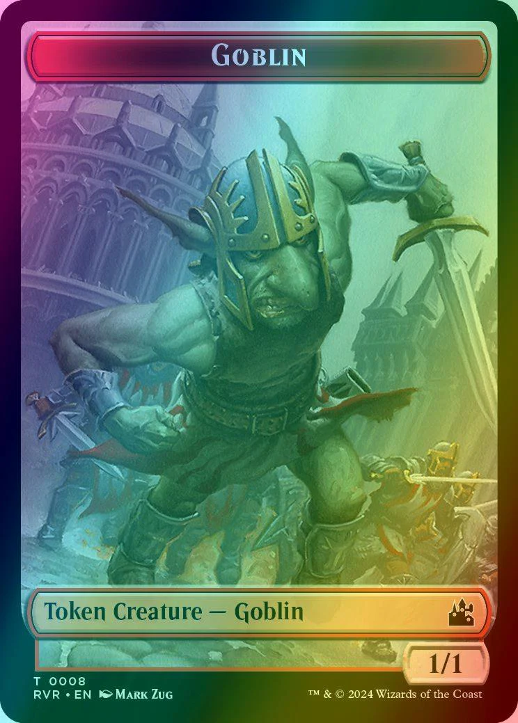 Bird Illusion Token (05) // Goblin Token (08) [Ravnica Remastered: Tokens] [Foil] - Image 2