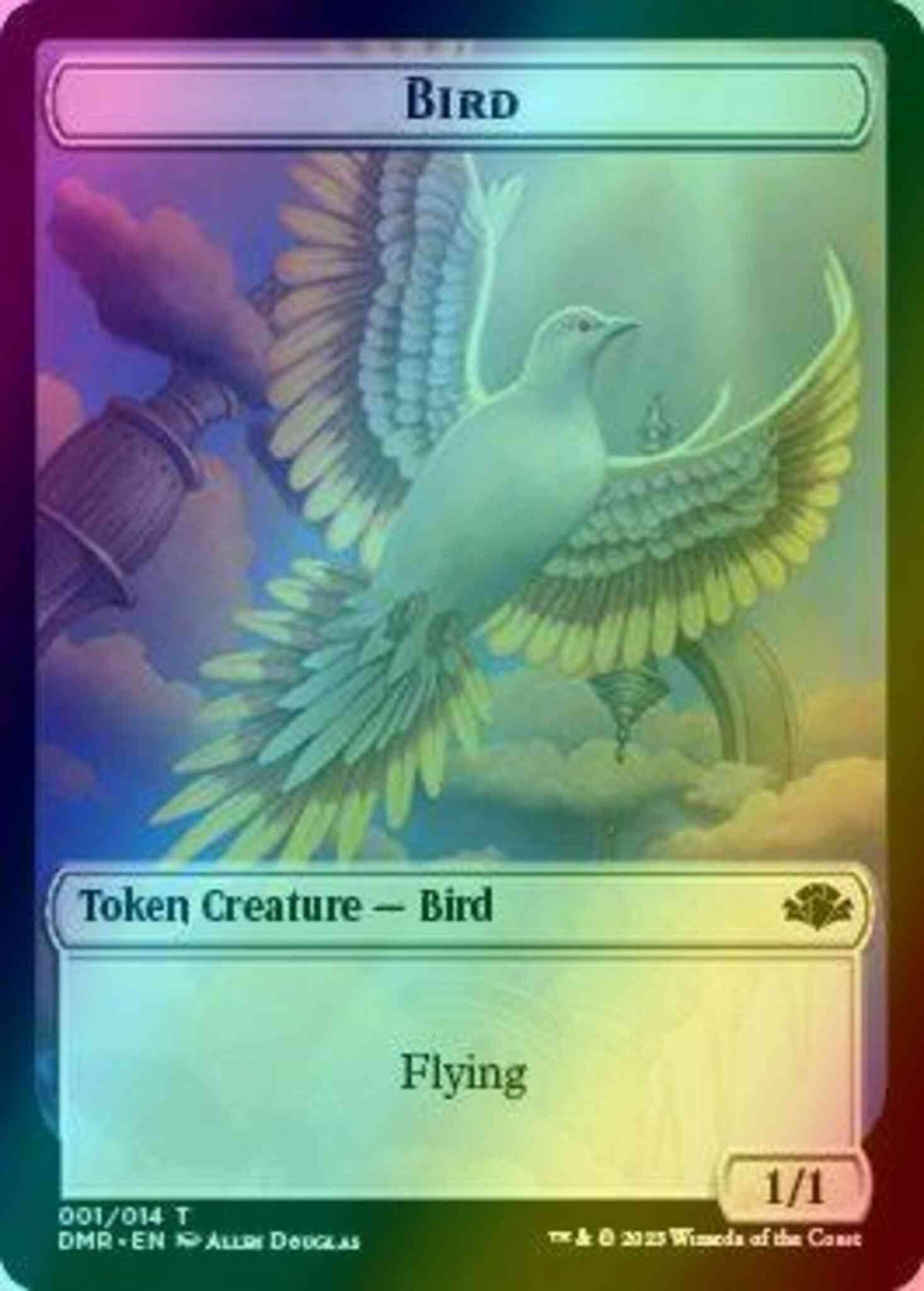 Bird Token (01) // Elephant Token (09) [Dominaria Remastered: Tokens] [Foil]