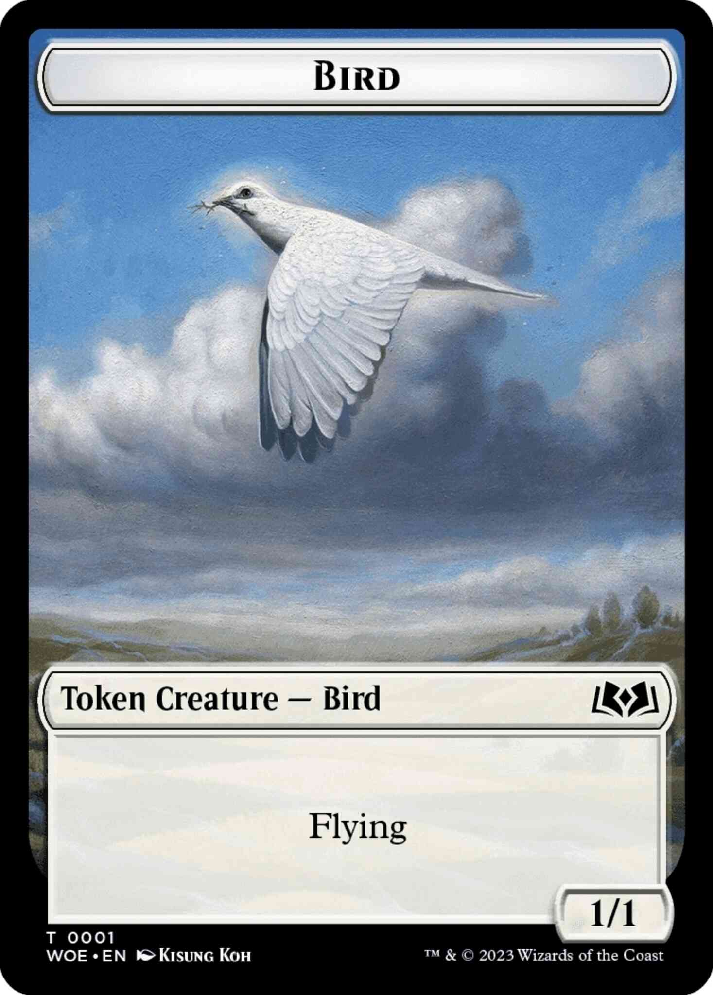 Bird Token [01] [Wilds of Eldraine: Tokens] [Non-Foil]