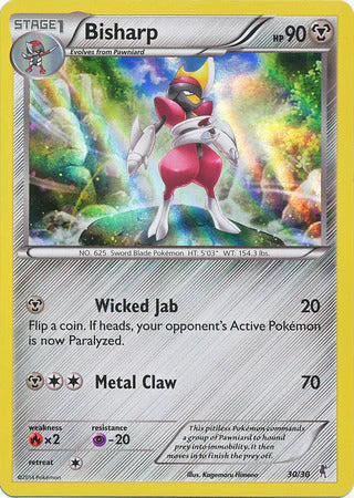 Bisharp - 30/30 - [XY Trainer Kit (Bisharp)] (Holo)] [Holo]