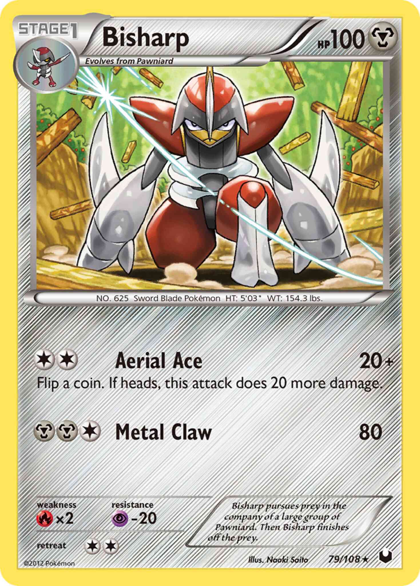 Bisharp - 79/108 - Rare [bw5-79] [Reverse Holo]