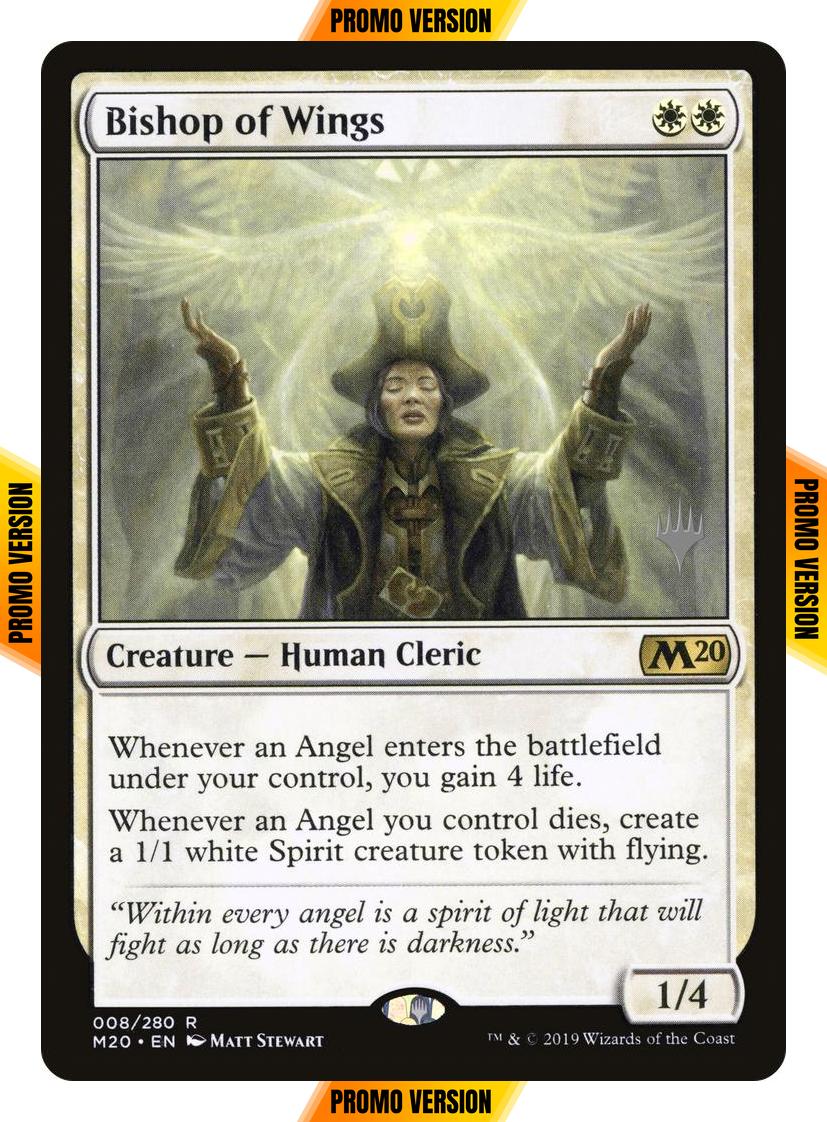 Bishop of Wings [8p] [Promo Pack] [Core Set 2020 Promos] [Non-Foil]