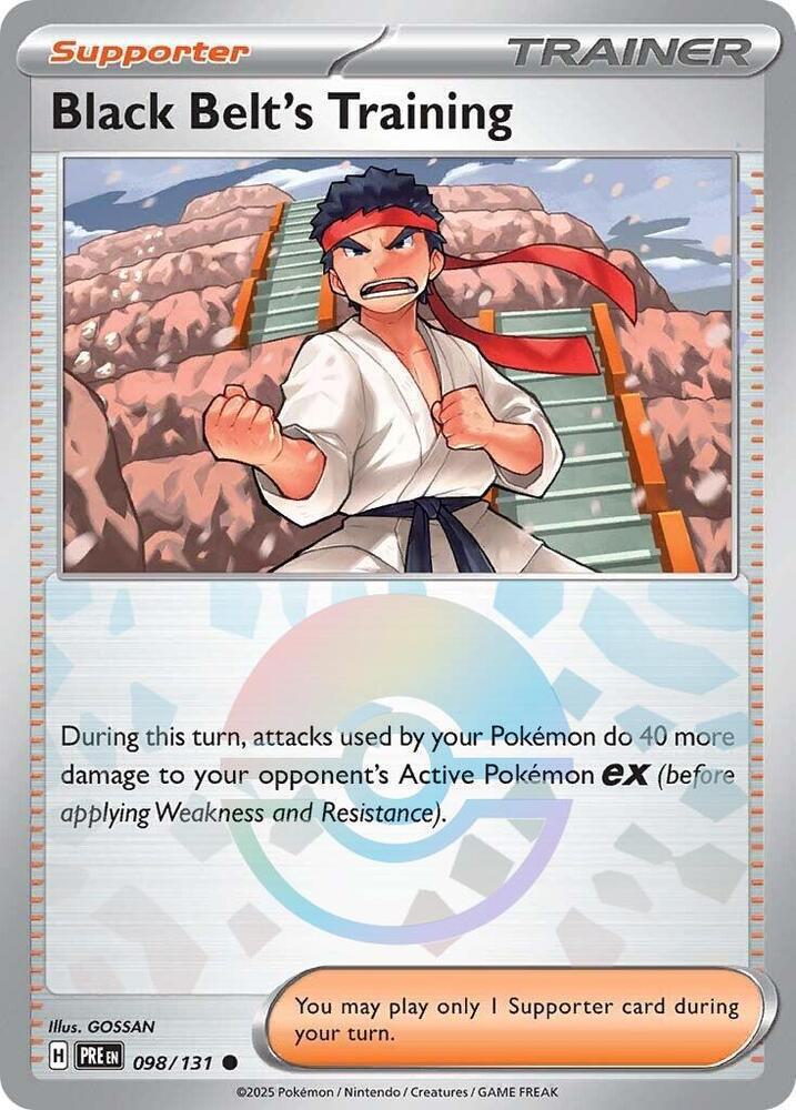 Black Belt's Training - Poké Ball Pattern - 098/131 - Common [sv085-098] [Reverse Holo]