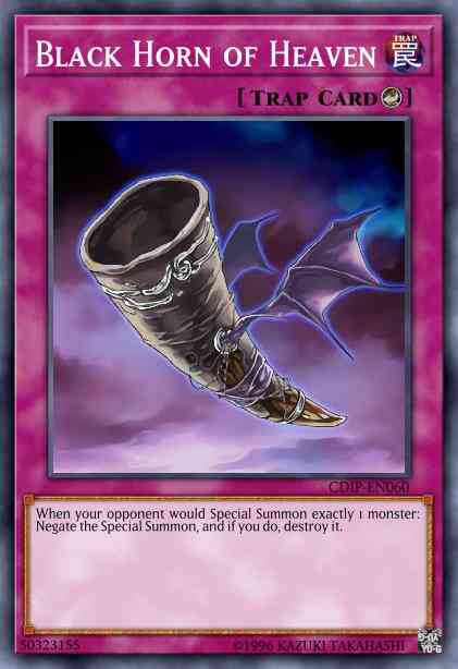 Black Horn of Heaven - PGL3-EN035 - Gold Secret Rare - 1st Edition