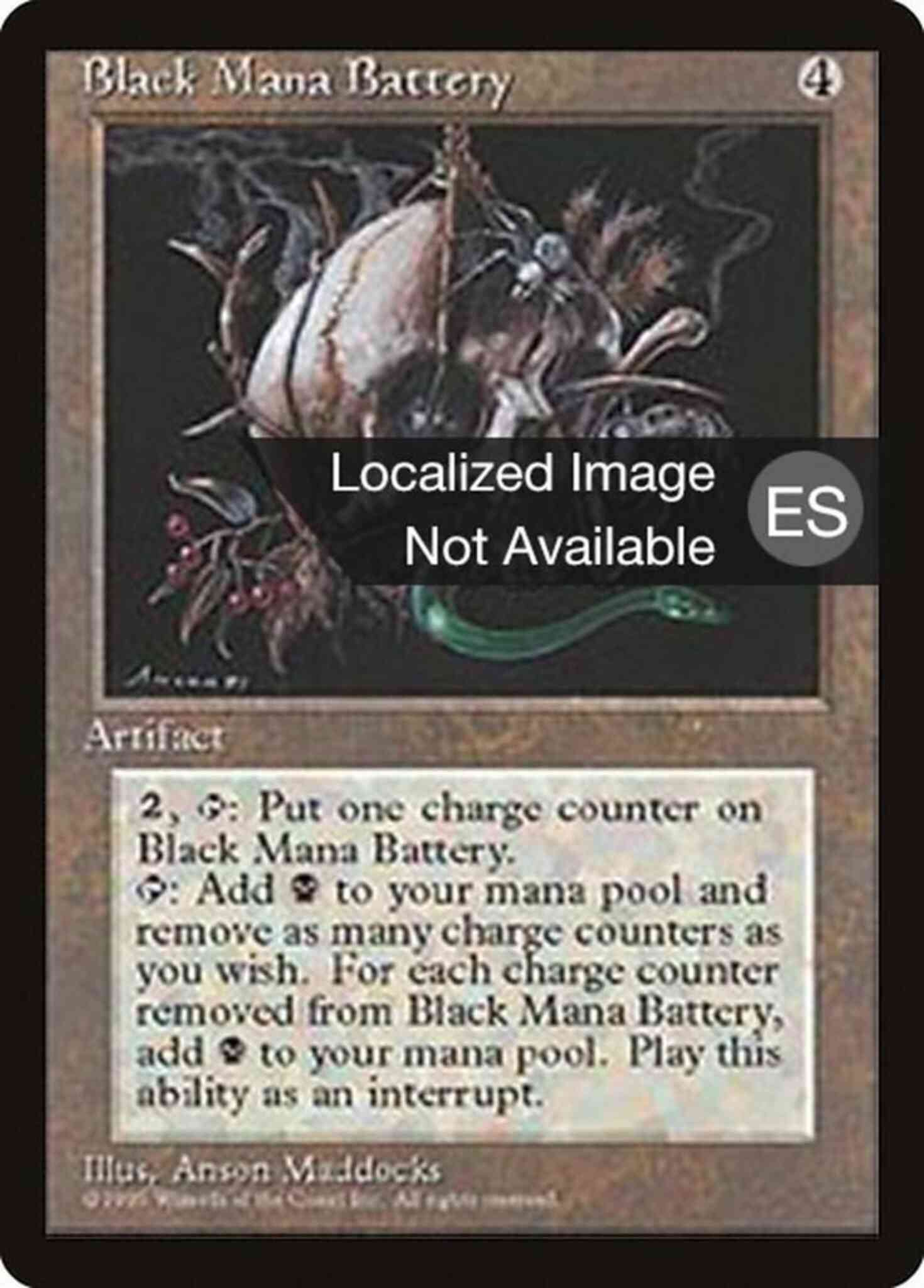 Black Mana Battery - Spanish [298] [Fourth Edition Black Border: Spanish] [Non-Foil]