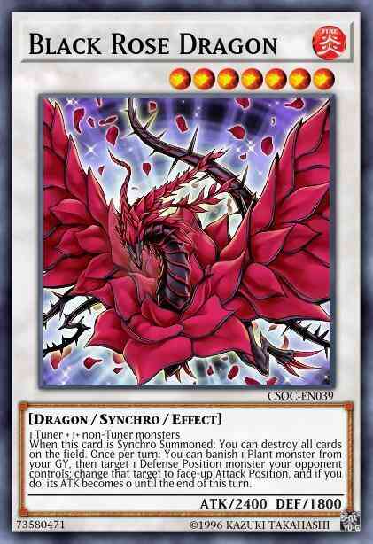 Black Rose Dragon - DUSA-EN077 - Ultra Rare - 1st Edition