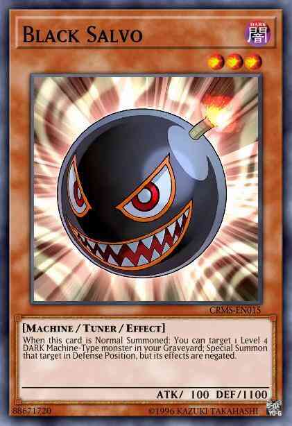 Black Salvo - DT05-EN063 - Duel Terminal Normal Parallel Rare - Duel Terminal