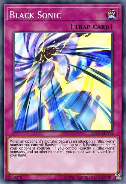 Black Sonic (Green) - DLCS-EN032 - Ultra Rare - 1st Edition