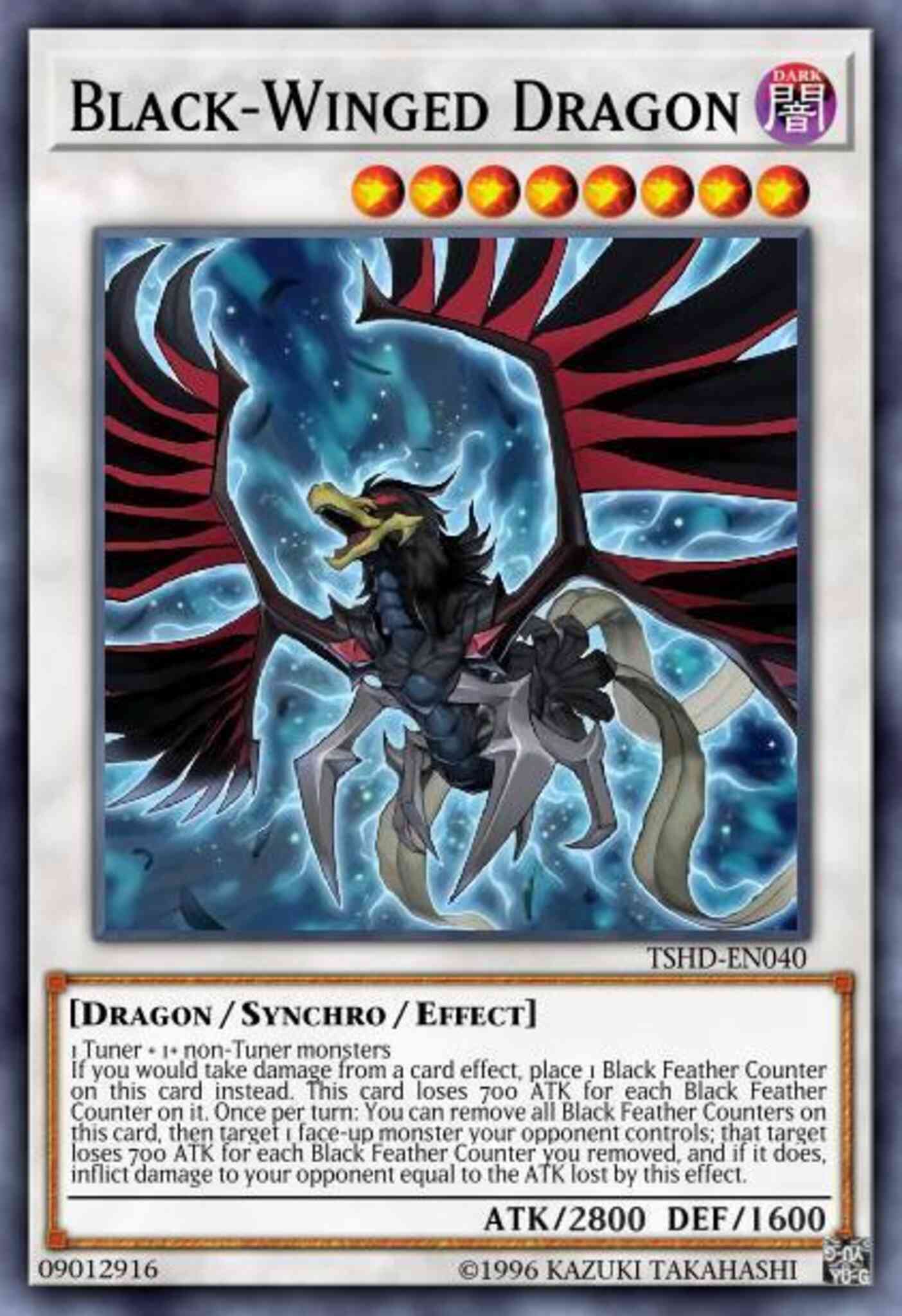 Black-Winged Dragon - TSHD-EN040 - Ultimate Rare - Unlimited