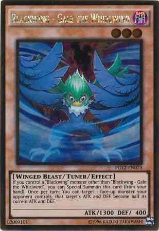 Blackwing - Gale the Whirlwind - PGL2-EN073 - Gold Rare - 1st Edition