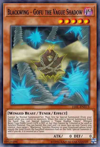 Blackwing - Gofu the Vague Shadow - OP04-EN011 - Super Rare - Unlimited