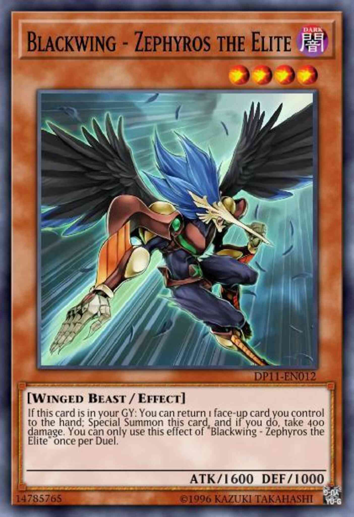 Blackwing - Zephyros the Elite - BP01-EN215 - Starfoil Rare - Unlimited