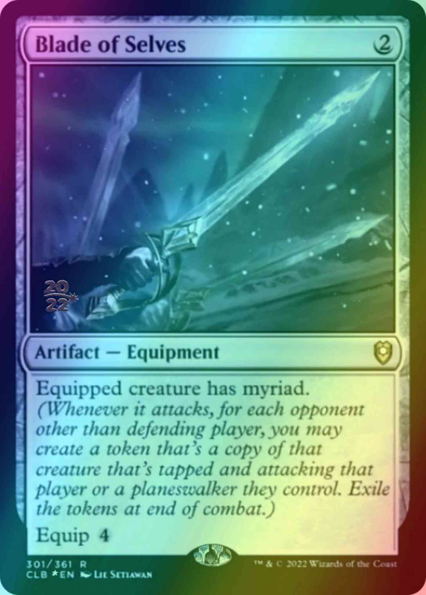 Blade of Selves [301s] [Prerelease] [Commander Legends: Battle for Baldur's Gate: Promos] [Foil]
