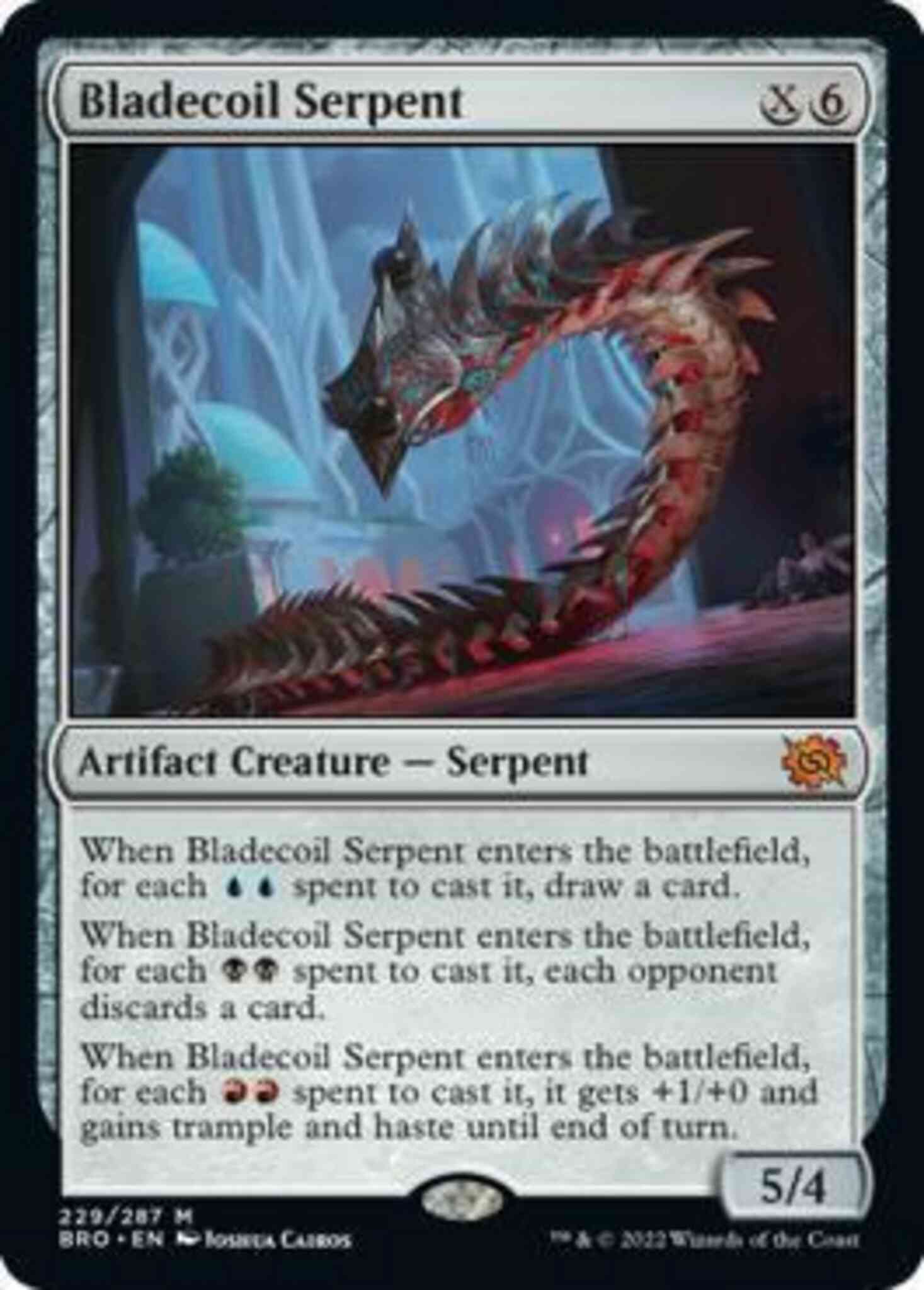Bladecoil Serpent [229] [The Brothers' War] [Non-Foil]