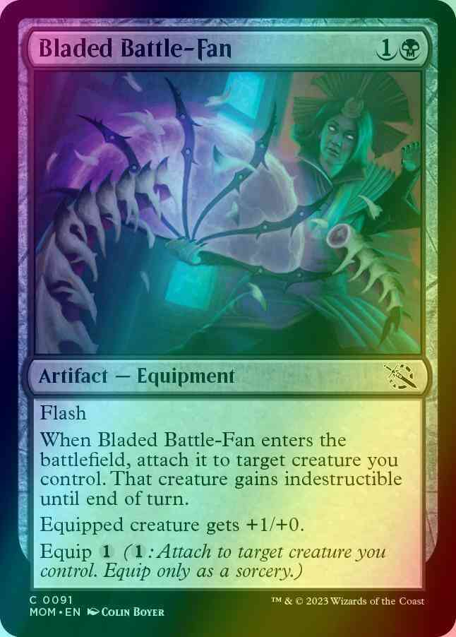 Bladed Battle-Fan [91] [March of the Machine] [Foil]
