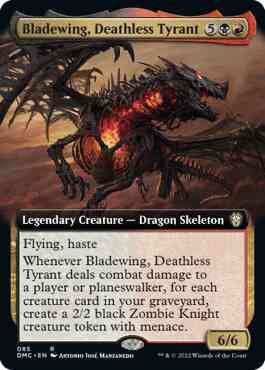 Bladewing, Deathless Tyrant [85] [Extended Art] [Dominaria United: Commander] [Non-Foil]