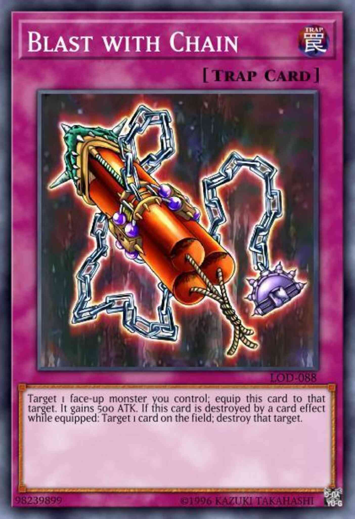 Blast with Chain - DB2-EN197 - Rare - Unlimited