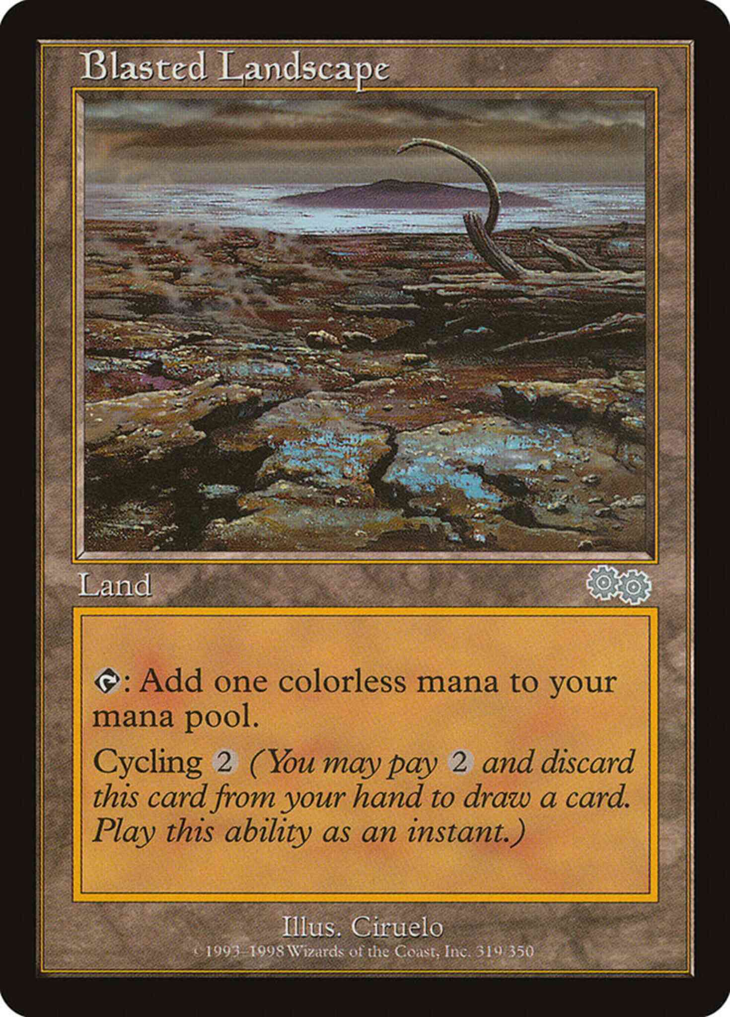 Blasted Landscape [319] [Urza's Saga] [Non-Foil]