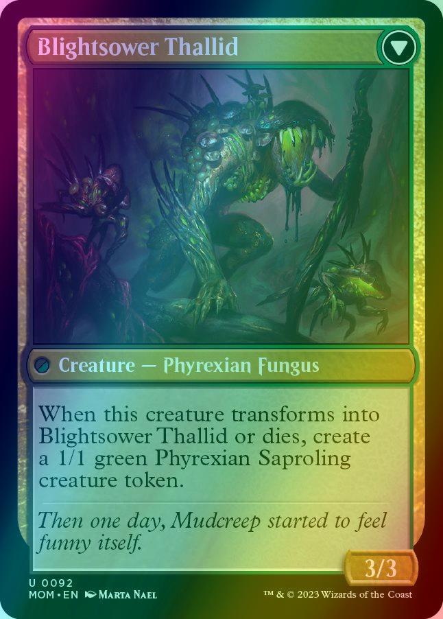 Blightreaper Thallid // Blightsower Thallid [92] [March of the Machine] [Foil] - Image 2