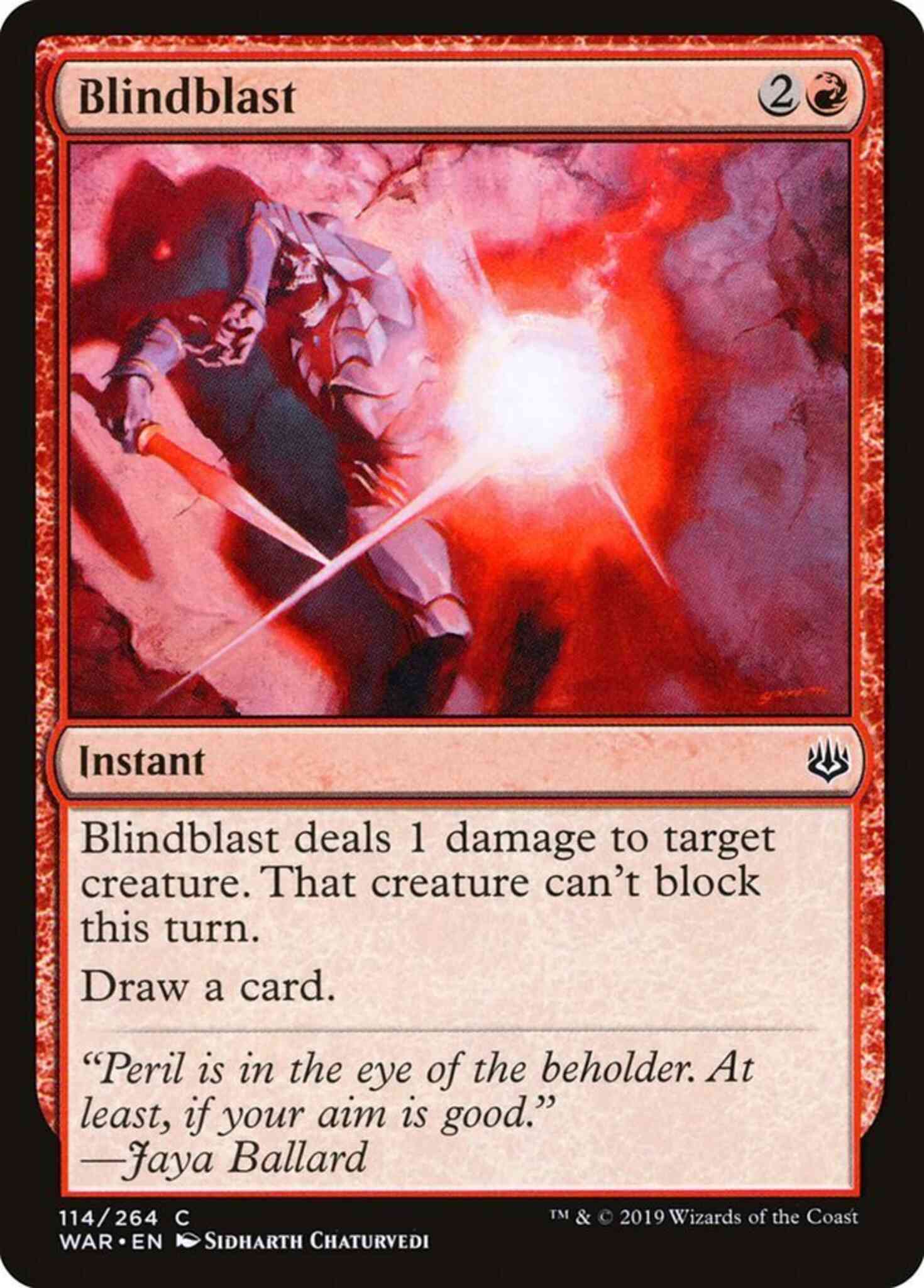 Blindblast [114] [War of the Spark] [Non-Foil]